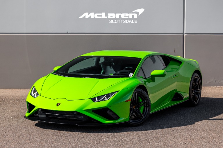 Used 2021 Lamborghini Huracan EVO with VIN ZHWUF5ZF6MLA17078 for sale in Scottsdale, AZ